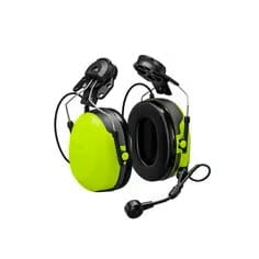 Headset för bullrig miljö med hjälmfäste
